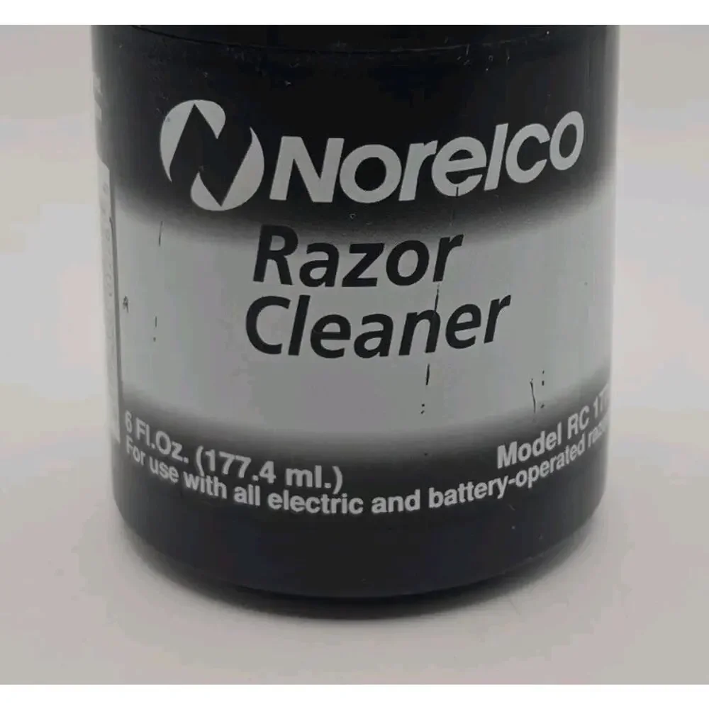 NEW Vintage Norelco Razor Cleaner Solution 6oz Bottle